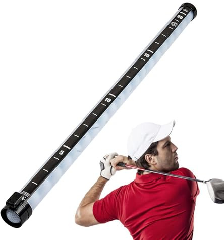 Fabixoin Clear Golf Gear Clicka Golfball-Sammelröhre Für 21 Bälle, Golf Ball Retriever Zum Halten Mit Skala, Golfball Sammelröhre Clicka Tube, Professionelle Schaftabzieher Golfball Picker Tube
