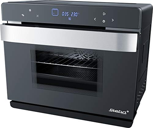 Steba Multifunktions-Dampfbackofen DG 30, Backofen mit Heißdampf zum schonenden Schnellgaren, Wirksame Gehäuseisolation für geringen Energieverbrauch, 47 Automatikprogramme, DIY-Programme, 27 Liter