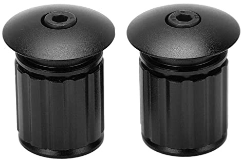 1 Paar Fahrrad Lenkerstopfen Aluminiumlegierung Verstellbare Lenkerendkappen Lenkerendstopfen für 18-20 mm Rennrad BMX MTB Fahrradlenker