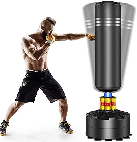 YOLEO Boxsack Standboxsäcke Trainingsgeräte Erwachsene Freistehender Standboxsack Boxing Trainer Heavy Duty Punchingsäcke
