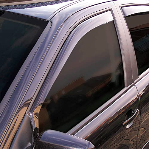 ClimAir Windabweiser Schwarz kompatibel mit Dacia Sandero/Stepway III 2021-