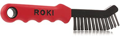 KS Tools 201.2320 Stahldraht-Bremssattel-Drahtbürste 2-reihig