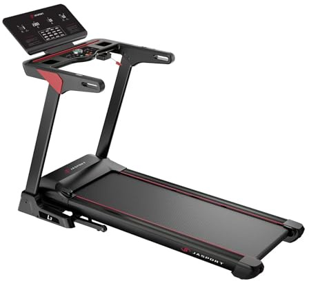 JASPORT L3 klappbares Laufband, 4-PS-Motor, bis 20 km/h, 18% Steigung | 1340 x 480 mm Lauffläche, Federdämpfung, leiser Betrieb, Bluetooth für Kinomap und Zwift, bis 120 kg belastbar