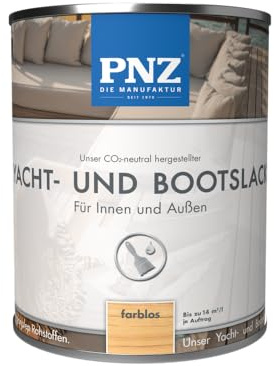 PNZ Yacht- und Bootslack, Gebinde:0.75L, Farbe:farblos