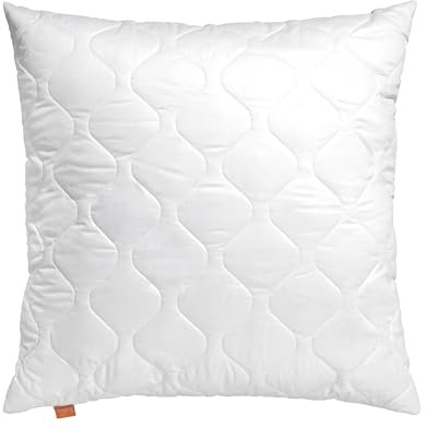 sleepling Kopfkissen 80x80 cm, Allergiker Kissen, waschbar, Made in EU, Ökotex, großes Schlafkissen 80 x 80, Bettkissen, Pillow, Komfort 100