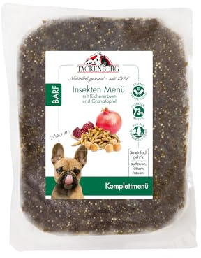 TACKENBERG 14 x 500 g (7kg) Insektenmenü mit Kichererbsen & Granatapfel