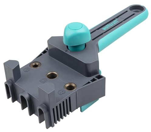 wolfcraft Meisterdübler Universal-Dübelhilfe 4640000 / Praktische Dübelhilfe für saubere Eck-, T- und Flächenverbindungen & exakt ausgerichtete Dübellöcher