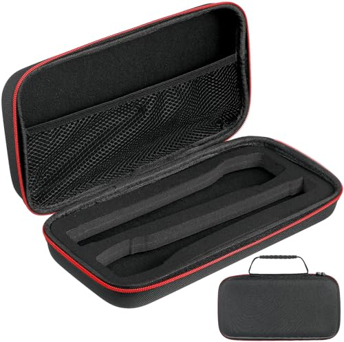 SOIMISS Kabelloses Mikrofongehäuse, Tragbare Mikrofon Tasche – Schutzkoffer für drahtlose Mikrofone – Für Musiker und Videografen – Reise und Studio geeignet (schwarz)