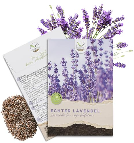 900x Lavendel Samen mit hoher Keimrate - Vielseitig einsetzbare Heilpflanze & ideal für Bienen und Schmetterlinge (inkl. GRATIS eBook)