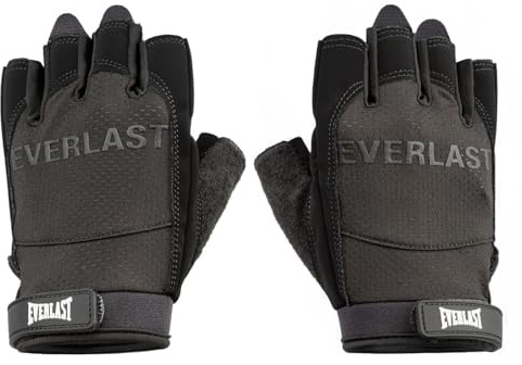 Everlast Unisex Fitness Handschuhe Schwarz Large