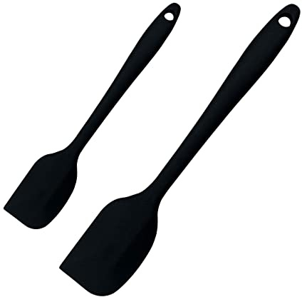 Silikon Spatel, Hitzebeständige Spatel zum Kochen, Antihaft Küchenutensilien mit Stahlkern, Eine Kleine Spatel und Eine Große