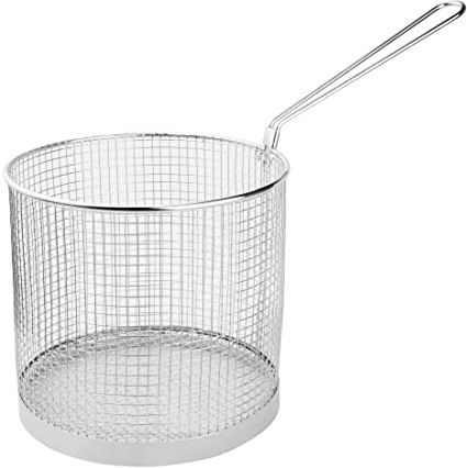 Vogue Spaghetti-Nudel-Kochkorb, 180 mm Durchmesser, Edelstahl, spülmaschinenfest, CS735
