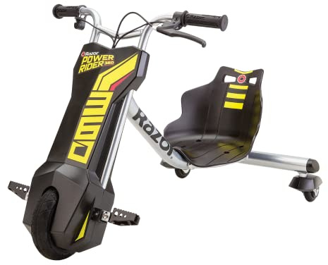 Razor Dreirad mit Elektromotor Powerrider 360 - 2014 US TV Item, Black, 20173801