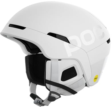 POC Obex BC MIPS Skihelm – Backcountry Helm mit MIPS Evolve, NFC Medical ID, RECCO®-Reflektor, robuster Polycarbonat-Schale, 360°-Anpassung, Belüftung & abnehmbaren Ohrpolstern