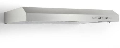 PKM UBH5000H2 Unterbauhaube | Dunstabzugshaube | Silber Design | 60cm Breite | Extra flach | Abluft | Umluft | LED-Beleuchtung |
