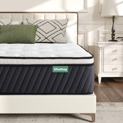 SZsuilong Matratze 180x200, Höhe 30cm Taschenfederkernmatratze 7-Zonen Härtegrad H3 H4 mit Memory Foam Komfort Federkernmatratze Ergonomischer, 100 Nächte Probeschlafen