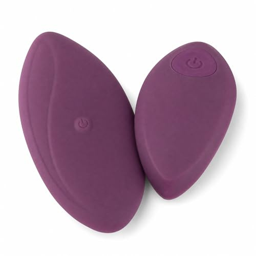 ORION Vibrator mit Fernbedienung, Auflegevibrator für Frauen mit Vibro-Zunge, 10 Vibrationsmodi, Soft-Touch-Silikon, wiederaufladbar per USB, flexibel, lila, 9,4 x 4,4 cm