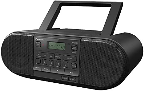 Panasonic RX-D552E-K CD Boom Box (Digitalradio DAB+, UKW, CD Player, USB, Bluetooth, Netz- und Batteriebetrieb) schwarz
