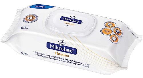 Mikrobac Tissues alkoholfreie Desinfektionstücher, 80 St.