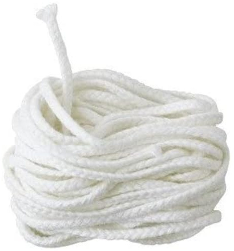 Ilmkerze® Docht Kerzendocht für Kerzen bis 5 cm Durchmesser Länge 5 m | 100% Baumwolle | geeignet für Bienenwachs, Paraffin, Sojawachs, Rapswachs und viele andere Wachse DIY