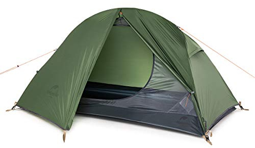 Naturehike Ultraleichtes Zelt Trekkingzelt für 1 Personen Zelt 3-4 Saison für Camping Wandern (Waldgrün)