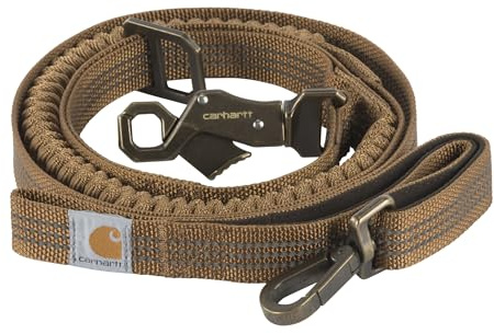 Carhartt Schockabsorbierende Hundeleine, Carhartt, braun/gebürstetes Messing