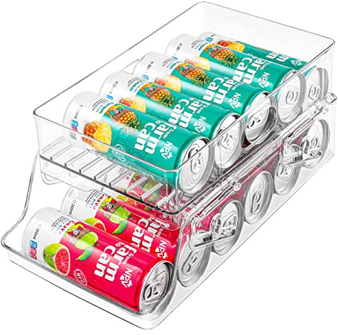 HNNJCK Kühlschrank Dosen Organizer 250 ml/330 ml, Dosenhalter kühlschrank | Dosenspender kühlschrank für Getränke Bier Soda Dosen - BPA Frei