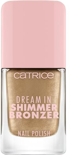 Catrice Dream In Shimmer Bronzer Nail Polish, Nr. 090, Braun, langanhaltend, schimmernd, acetonfrei, vegan, ohne Mikroplastikpartikel, ohne Konservierungsstoffe, 1er Pack (10.5ml)