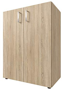 Schrank Beistellschrank Kommode Aktenschrank Büroschrank Standschrank Trio 2" Sonoma/Eiche