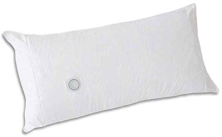 Irisette orthopädisches Wasserkissen mit Hülle aus 100% feiner Baumwolle, 40 x 80 cm, weiß
