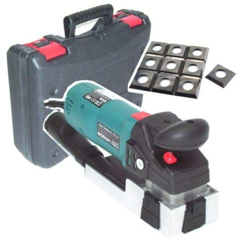 55187 Lackfräse 710W + 10 Ersatzmesser Lackschleifer Fräse Schleifgerät Koffer AWZ, Hobel Elektrohobel