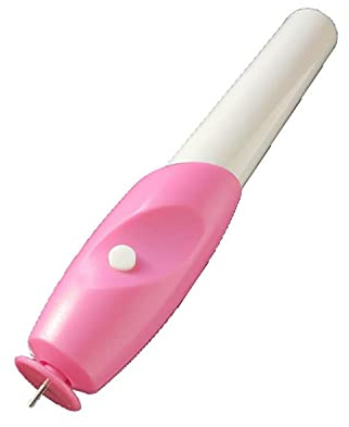 ODETOJOY Quilling Stift Elektro für Papierstreifen Origami Blau Basteln Werkzeug DIY Quilling Elektrisches Handwerk Filigran Papier, das für Anfänger Scrollt (Blau) (pink)