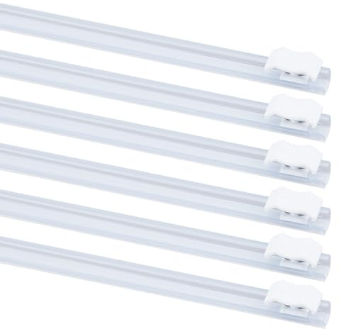 DICOSMETIC 6 Stück Plastikfolienschneider 13 Zoll Schiebeschneider Folienabroller Frischhaltefolienschneider Ersatz Lebensmittelfolienschneider Selbstklebender Schiebeschneider Aluminiumfolie