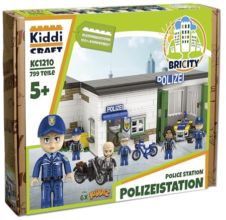KIDDICRAFT KC1210 Polizeistation - Klemmbausteine
