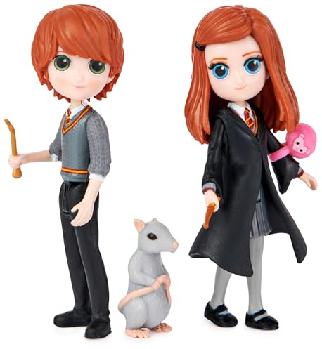 Wizarding World Harry Potter - Freunde Spielset mit Ron Weasley und Ginny Weasley Sammelfiguren, Spielzeug für Kinder ab 5 Jahren, Fanartikel