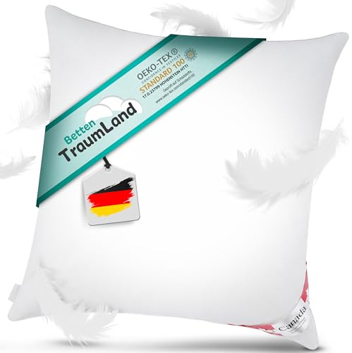 Bach's Betten Welt Daunenkissen 5 Sterne Hotel Kissen 80x80 cm Canada 85% Federn 15% Daunen, DownPass