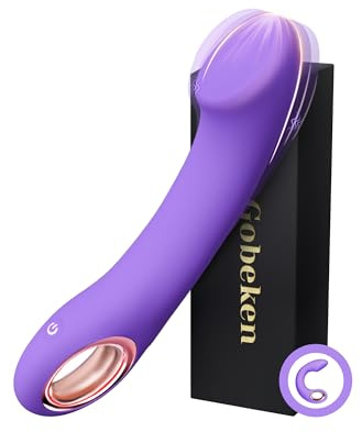 Gobeken Vibration für frauen Vibrator Dildo mit 10 Vibrationsmodi, Sex Spielzeug für die Frau Paare Männer, Vibratorensets für Frauen 30-Grad Winkeldesign, Sexspielzeug für Männer solo Sex toys Lila