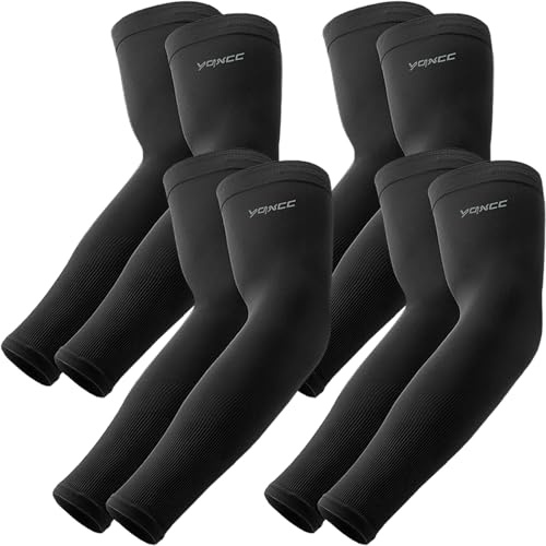 YQXCC Armstulpen Kühl UV-Schutz Sport Kompression Damen Herren | UPF50+, Tattoo Abdeckung, Leicht, Atmungsaktiv, Nahtlos, Alltag, Outdoor Arbeit, Basketball, Baseball, Golf