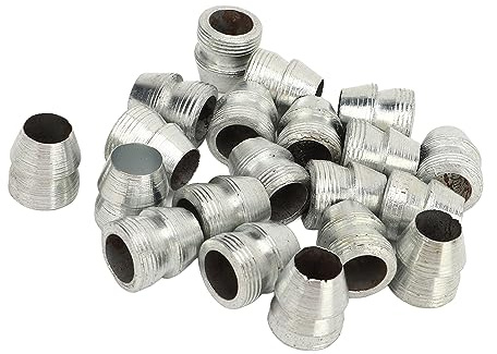 Sicherheits-Rundaxt-Griffkeile, 20 Stück, robuster Stahlhammer, Spaltaxtkeile zum Holzspalten und Holzhacken, langlebiges Eisenmaterial (18mm)