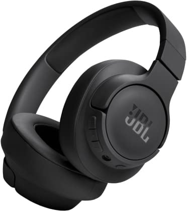 JBL Tune 720 BT Wireless Over-Ear-Kopfhörer – Mit JBL Pure Bass Sound, Bluetooth und leichtem, faltbarem Design – Bis zu 76 Stunden Musikwiedergabe – Schwarz