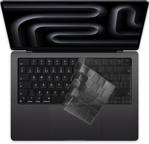 MasiBloom Tastaturabdeckung für MacBook Pro 14/16 & Neo 13 Zoll | Chip M1 M2 M3 M4 M5 A18 Pro, 2021-2026, A3404 A3449 A3434, TPU Tastatur Schutz Zubehör