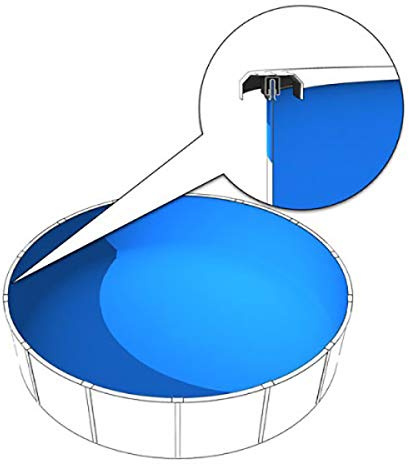Pool-Innenfolie für runde Pools Durchmesser 350-360 cm x 120 cm Höhe