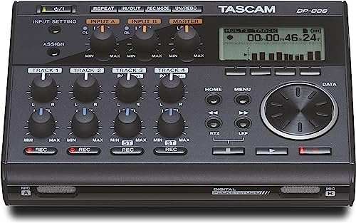 Tascam DP-006 – Digitales 6-Spur-Pocketstudio