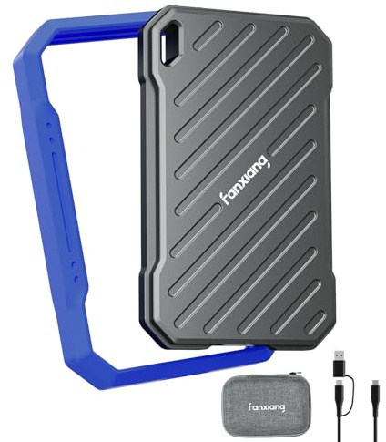 fanxiang Externe 1TB SSD Festplatte, Bis zu 2000MB/s, 20Gbps USB 3.2 Gen 2x2 Typ-C, IP68 Wasser- und Staubdicht, Stoßfest, Tragbare SSD für iPhone 15/16/17, PS5/PS4 (Pro), Xbox, PC & Laptop – PS2100