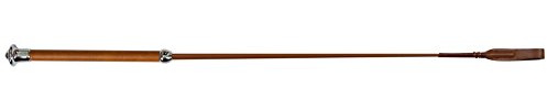 Covalliero Kerbl Gerte Springgerte Cognac, 65 cm mit Ledergriff, mit Klatsche, Cognac, 65 cm, 320106