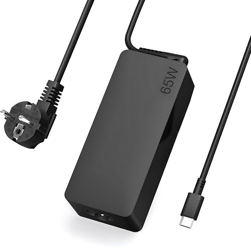 65W Lenovo Ladekabel Laptop Ladegerä USB C Netzteil für Lenovo.Thinkpad X1 Carbon/IdeaPad/Touch/Yoga/idea Tab/Chromebook Kompatible Lenovo Laptop Ladekabel 10FT