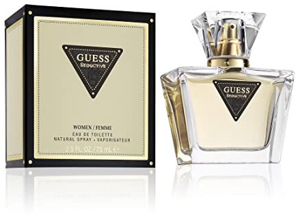 GUESS Seductive, Eau de Toilette für Damen, Blumig-Fruchtig, Sinnlicher Duft, Lang Anhaltend, 75 ml