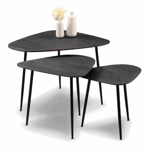 M2 Kollektion 3-Satztisch Trio, 67x50x72/52x45x52/42x40x42 cm