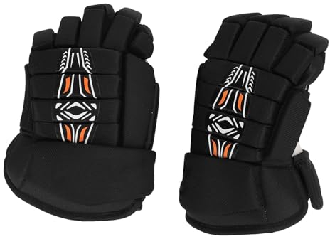Focket Eishockey-Handschuhe, Leichte Outdoor-Street-Hockey-Handschuhe, Flexible Full-Motion-Manschette, Eishockey-Handschuhe für Hockeyspieler für Jugendliche, Junioren und Senioren (11