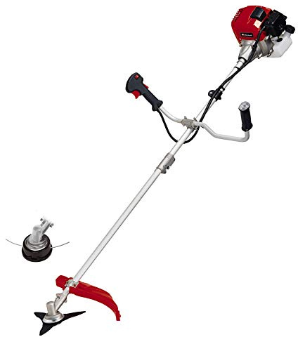 Einhell Benzin Sense GC-BC 52 I AS (1,5 kW, vibrationsarmer 2-Takt-Motor, Quick Start, inkl. 3-Zahn-Messer und Doppelfadenspule mit Tippautomatik)